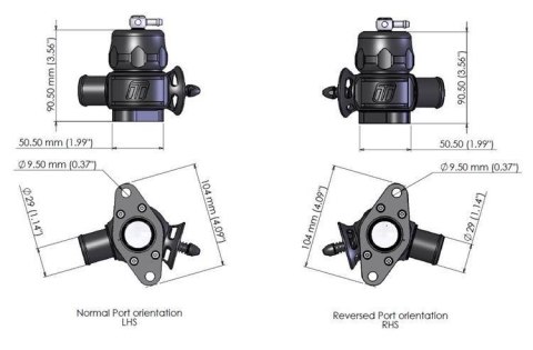 Blow Off Turbosmart Nissan GTR R35 Smart Port Kit