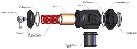 Blow Off Turbosmart Nissan R32 R33 R34 Stagea Kompact Plumb Czarny