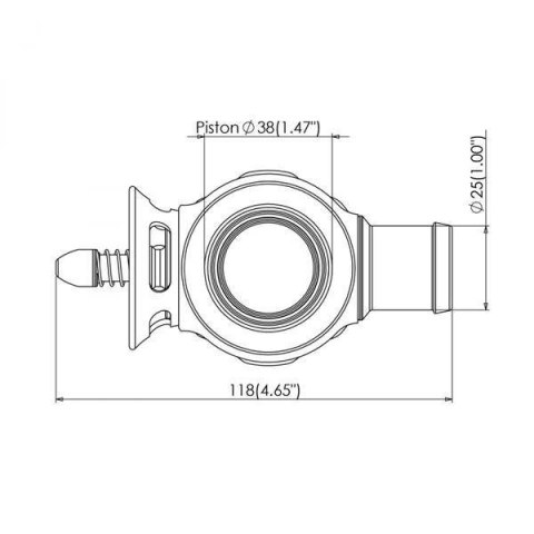 Blow Off Turbosmart Subaru WRX FA20F Smart Port 38mm