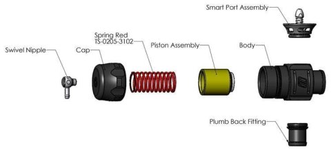 Blow Off Turbosmart Subaru WRX FA20F Smart Port 38mm