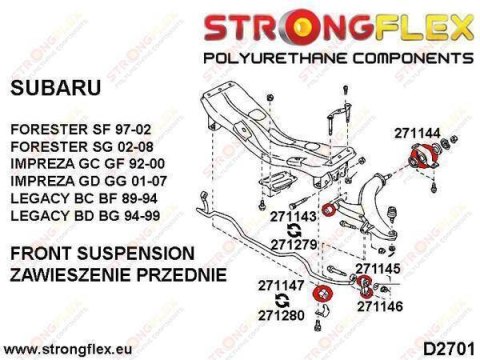 Tuleja łącznika stabilizatora przedniego SPORT