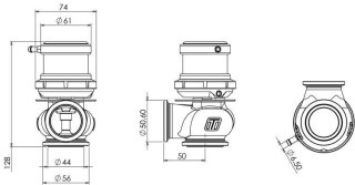 Turbosmart Wastegate Compgate 40mm 2.4 Bar HP