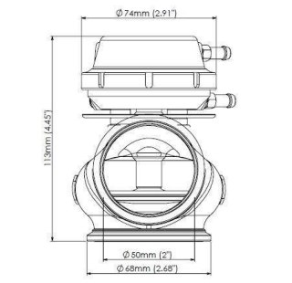 Turbosmart Wastegate Progate Lite 50mm 0.5 Bar