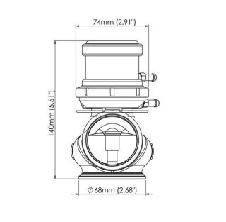 Turbosmart Wastegate Progate Lite HP 50mm 2.4 Bar