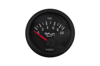 Zegar VDO 52mm - Oil pressure 10 Bar 12V