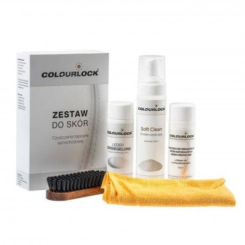 Colourlock Zestaw do czyszczenia skóry Soft z mleczkiem pielęgnującym