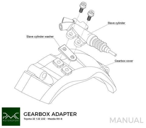 Adapter skrzyni biegów Toyota JZ 1JZ 2JZ - Mazda RX-8