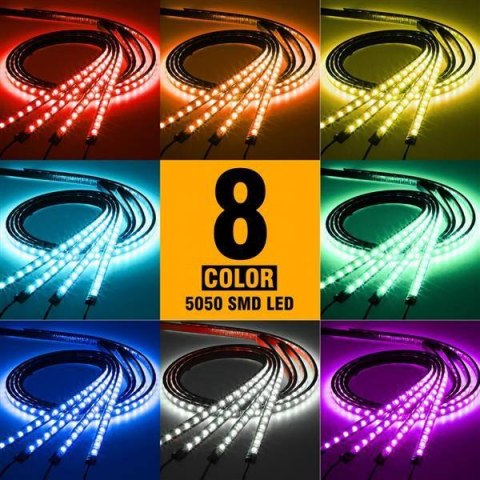 Neon LED Undercar Kit 2x60cm 2x90cm