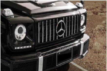 Grill Mercedes-Benz G W463 G63 Look Shiny Black