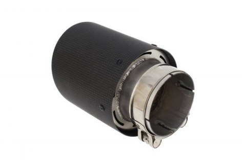 Końcówka tłumika 114mm wejście 76mm Carbon Mat