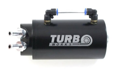 Oil catch tank 0.7L 20mm TurboWorks Black Oil catch tank 0.7L 20mm TurboWorks Black