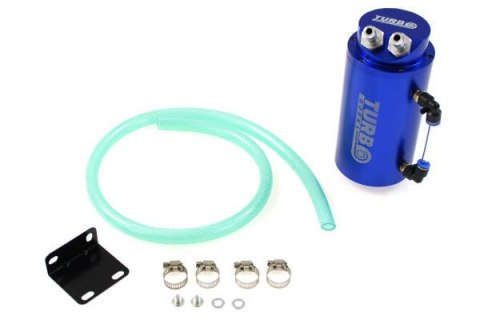 Oil catch tank 0.7L 20mm TurboWorks Blue Oil catch tank 0.7L 20mm TurboWorks Blue