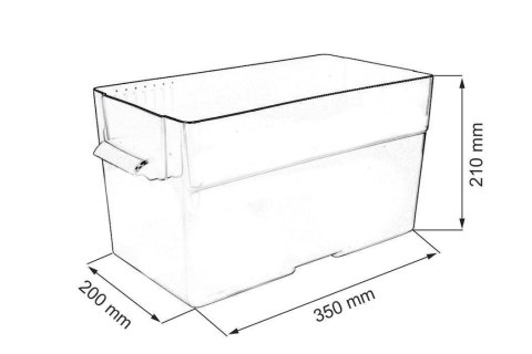 Skrzynka obudowa akumulatora Solar 350x200x210