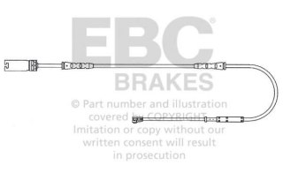 EFA136 - Czujnik zużycia klocków hamulcowych EBC Brakes BMW | 1 Series (E81)(116) | 1 Series (E81)(118) | 1 Series (E81)(120) |