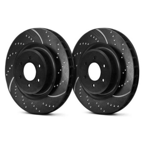 GD020 - Tarcze hamulcowe sportowe nacinane i nawiercane seria GD (Para) EBC Brakes VOLVO | 240 | 242 | 244 | 245 | 260