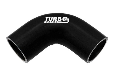 Kolanko 90st TurboWorks Black 18mm