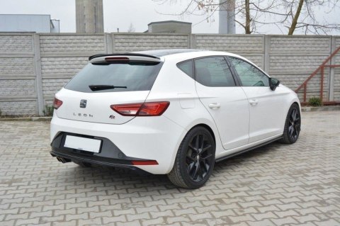 Dyfuzor Tylny Seat Leon III FR - Gloss Black