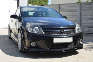 Splitter Przedni Opel Astra H (Do OPC/VXR) - Gloss Black