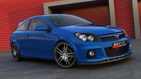 Splitter Przedni Opel Astra H (Do OPC/VXR) - Gloss Black