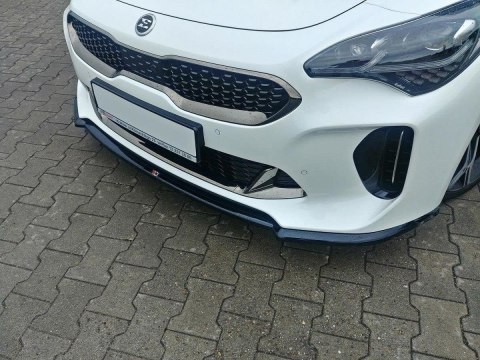 Splitter Kia Stinger I GT GT-Line przód v.1 Gloss Black