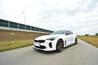 Splitter Przedni v.2 Kia STINGER GT - Gloss Black