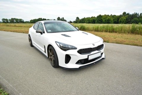 Splitter Przedni v.2 Kia STINGER GT - Gloss Black