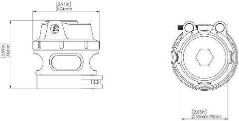 Blow Off Turbosmart 52mm Race Port