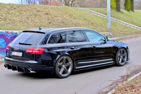 Dokładki Progów Audi RS6 C6 - Gloss Black