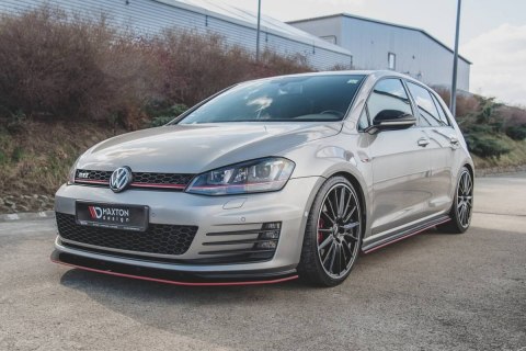 Dokładki Progów Racing Durability Volkswagen Golf 7 GTI - Black