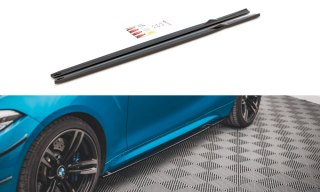 Dokładki Progów v.2 BMW M2 F87 - Gloss Black