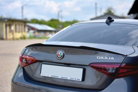 Przedłużenie Spoilera Alfa Romeo GIULIA VELOCE - Gloss Black