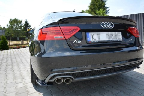 Przedłużenie Spoilera Audi A5 SPORTBACK S-LINE MK1. FACELIFT (8T) - Gloss Black