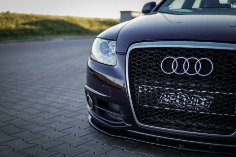 Splitter Przedni Audi A6 S-Line C6 FL - Gloss Black