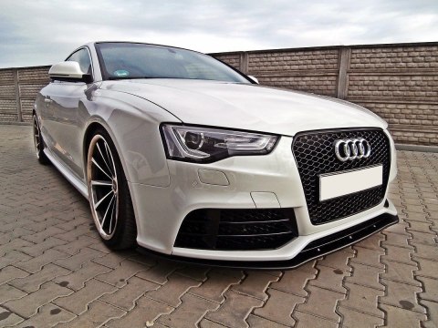 Splitter Przedni Audi RS5 8T 10-11 Przedlift oraz Polift - Gloss Black