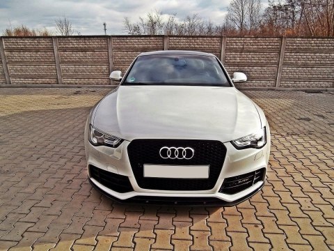 Splitter Przedni Audi RS5 8T 10-11 Przedlift oraz Polift - Gloss Black