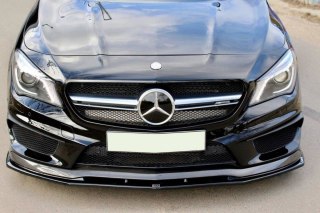 Splitter Przedni Mercedes-Benz CLA 45 AMG C117 Przedlift v.2 - Gloss Black