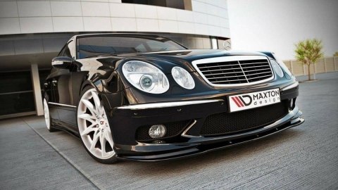 Splitter Przedni Mercedes-Benz E-Class W211 AMG Przedlift - Gloss Black