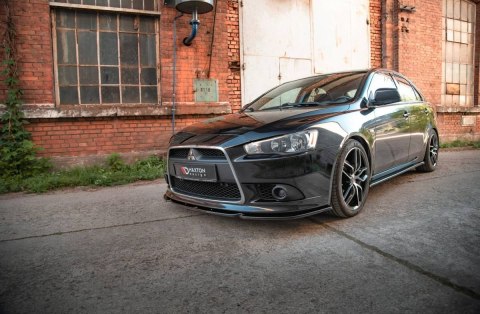 Splitter Przedni Mitsubishi Lancer Sportback Mk8 - Gloss Black