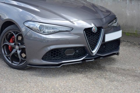 Splitter Przedni v.1 Alfa Romeo GIULIA VELOCE - Gloss Black