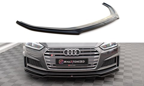 Splitter Przedni v.1 Audi A5 F5 S-Line - Gloss Black