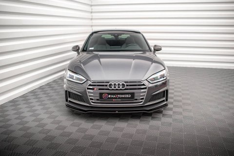 Splitter Przedni v.1 Audi A5 F5 S-Line - Gloss Black