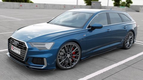 Splitter Przedni v.1 Audi A6 S-Line / S6 C8 - Gloss Black