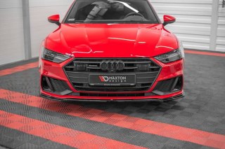 Splitter Przedni v.1 Audi A7 C8 S-Line / S7 C8 - Gloss Black