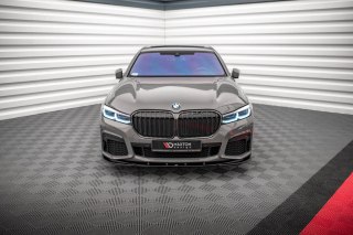 Splitter Przedni v.1 BMW 7 G11 M-Pack Facelift - Gloss Black