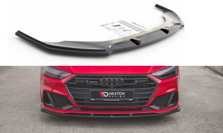 Splitter Przedni v.2 Audi A7 C8 S-Line / S7 C8 - Gloss Black