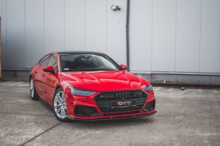 Splitter Przedni v.2 Audi A7 C8 S-Line / S7 C8 - Gloss Black