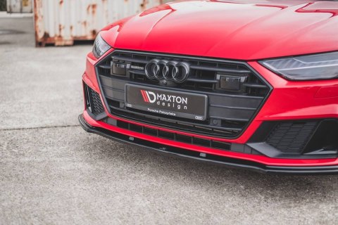 Splitter Przedni v.2 Audi A7 C8 S-Line / S7 C8 - Gloss Black