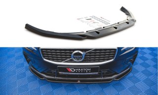 Splitter Przedni v.2 Volvo S60/V60 R-Design Mk3 - Gloss Black