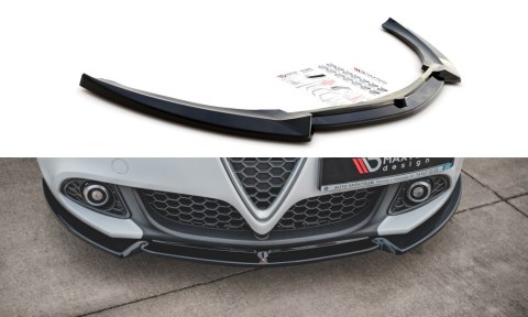 Splitter Przedni v.3 Alfa Romeo Giulietta - Gloss Black