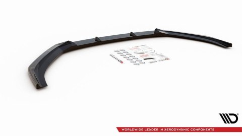 Splitter Przedni v.3 Audi S3 / A3 S-Line 8V FL Sedan - Gloss Black